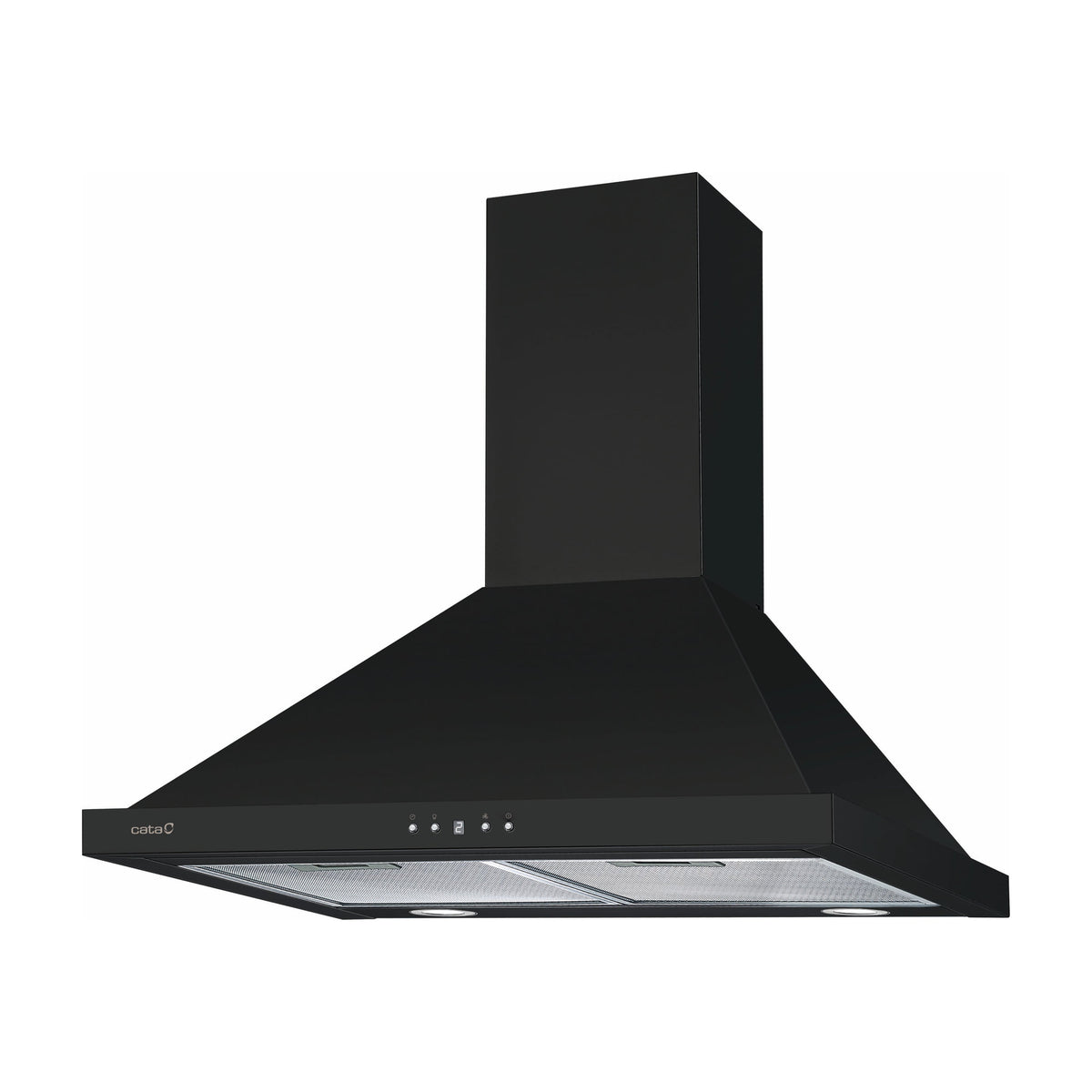 Campana decorativa CATA Beta Pro 7000 BK de 70 cm, negra y clase A