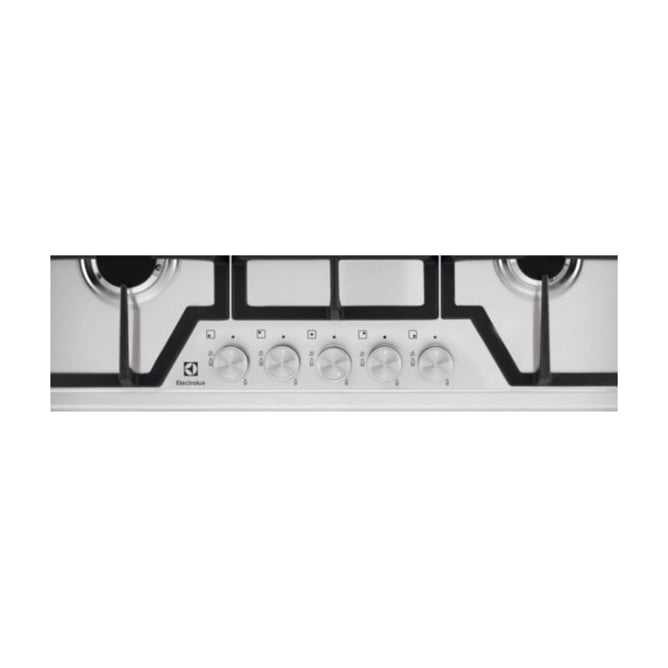 Placa de gas Electrolux KGS7536SX de 75 cm y 5 zonas