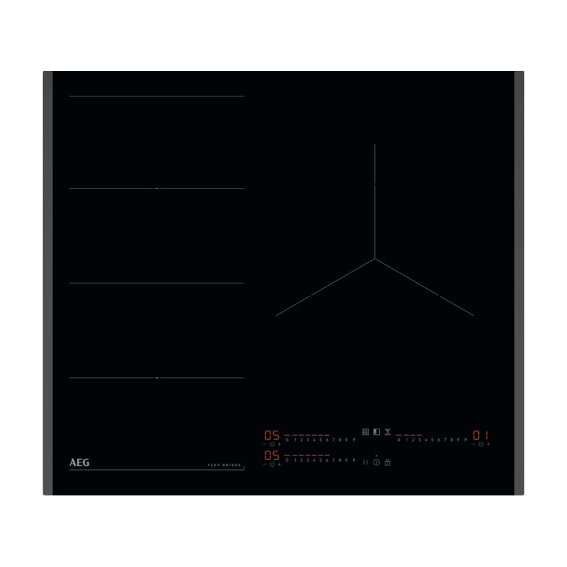 Placa de inducción AEG TI63IF0BFB de 3 zonas con FlexiBridge y Hob2Hood