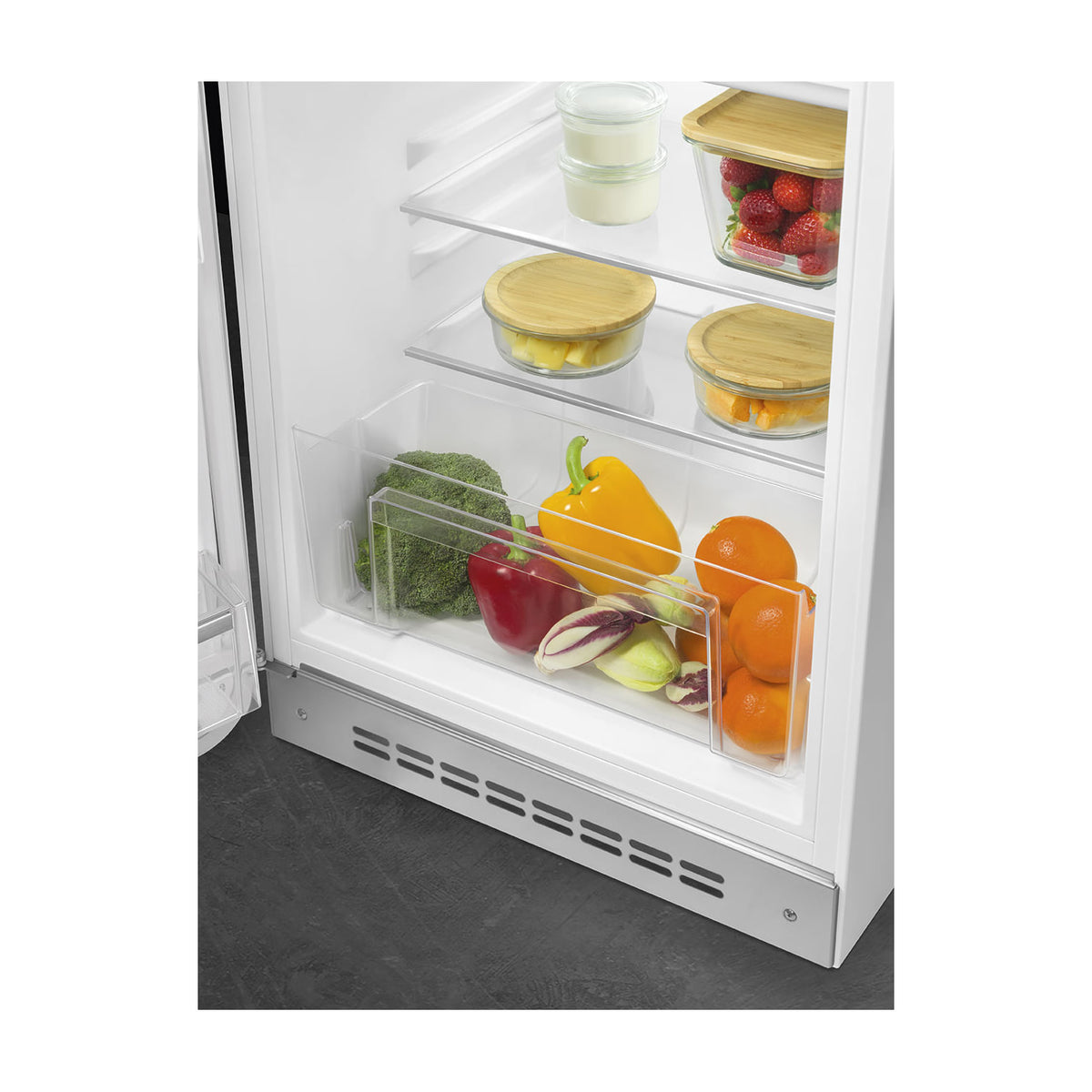Frigorífico de una puerta Smeg FAB10LWH6 blanco, 122 l, clase D