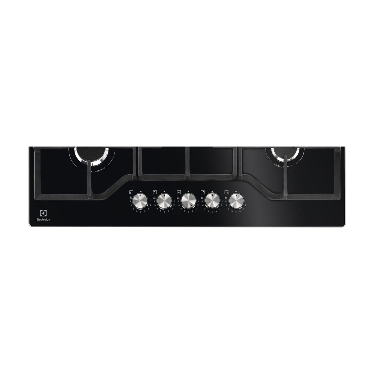 Placa de gas Electrolux KGG75362K de 5 zonas con quemador wok de 3900 W