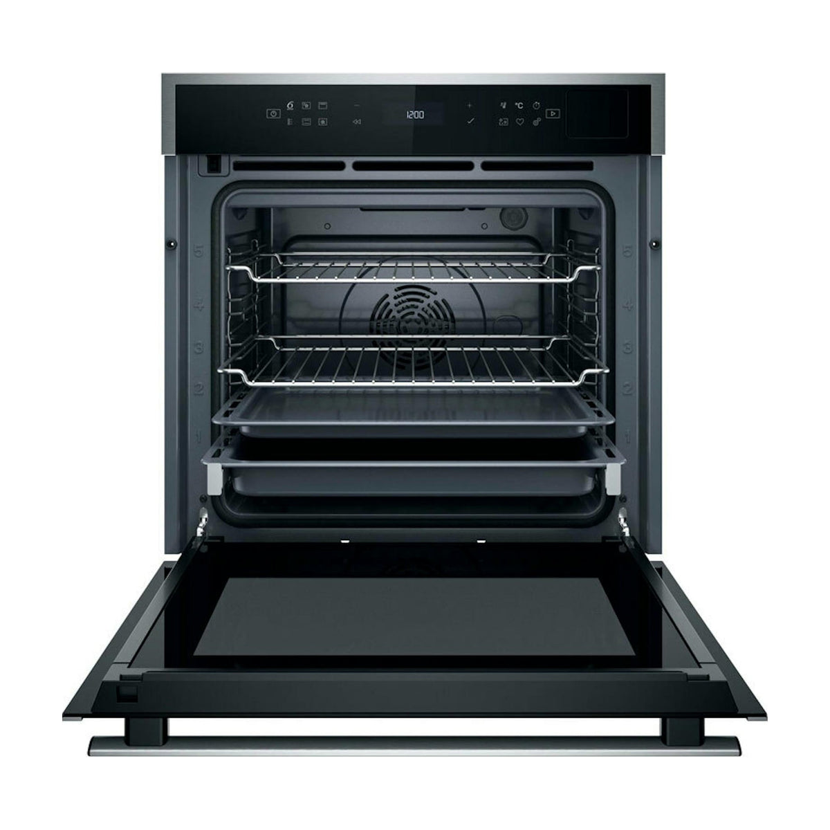 Horno multifunción Whirlpool WOI6A8PT1SXA pirolítico de 73 litros