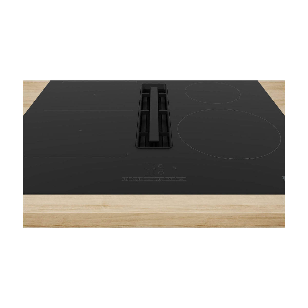 Placa de inducción con extractor Bosch PVS611B16E de 60 cm y 4 zonas
