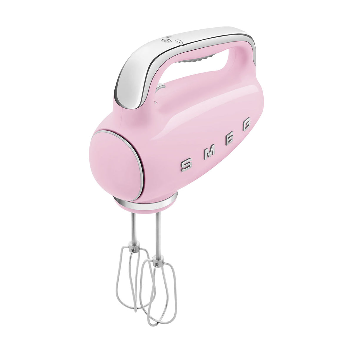 Batidora de varillas Smeg HMF01PKEU rosa, 250 W y 9 velocidades