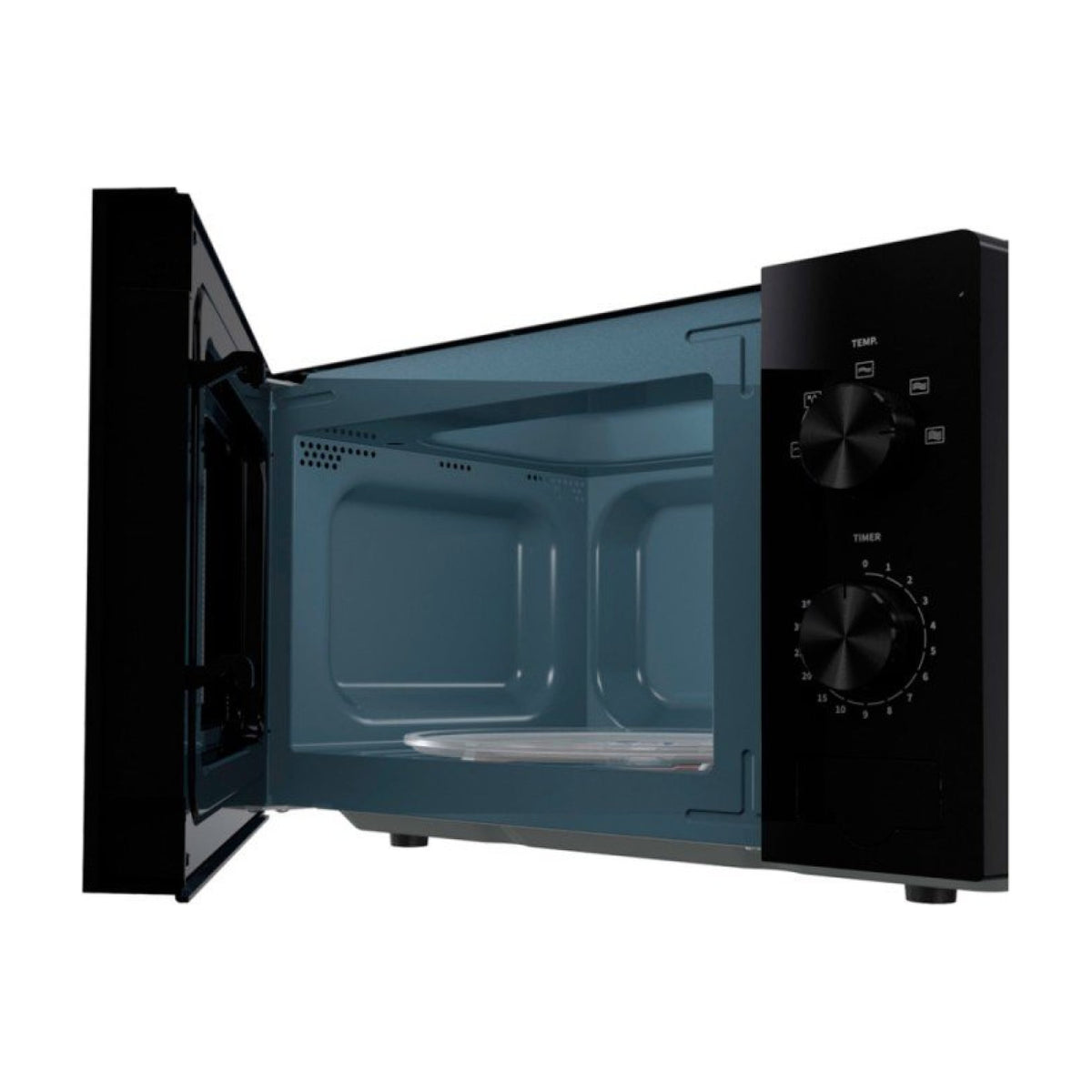 Microondas Hisense H20MOBP1 de 20 l y 700 W, negro