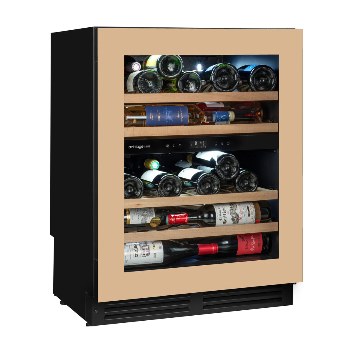 Vinoteca integrable Avintage AVU50PANEL, 47 botellas y 2 zonas