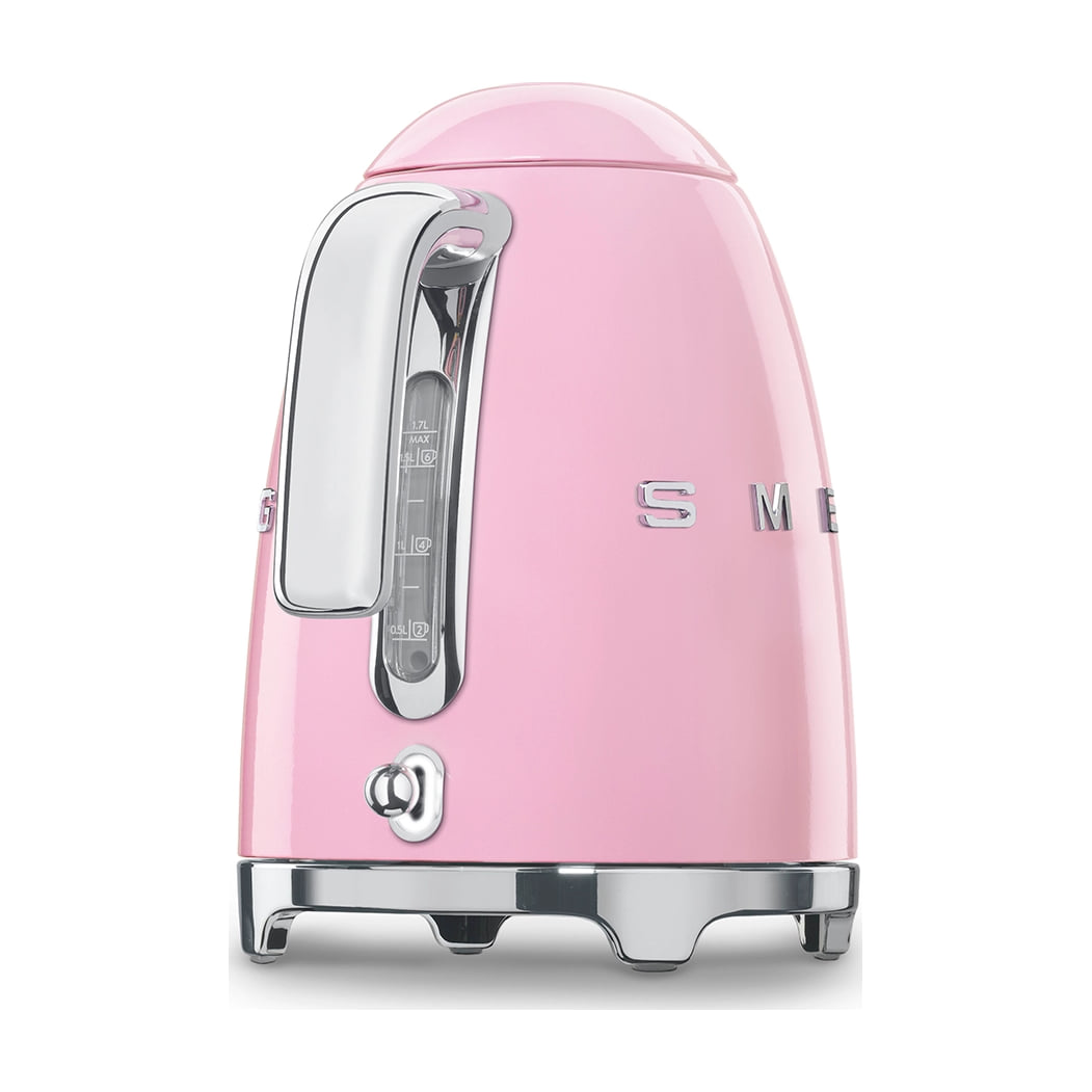 Hervidor de agua Smeg KLF03PKEU de 1,7 l y 2400 W, rosa