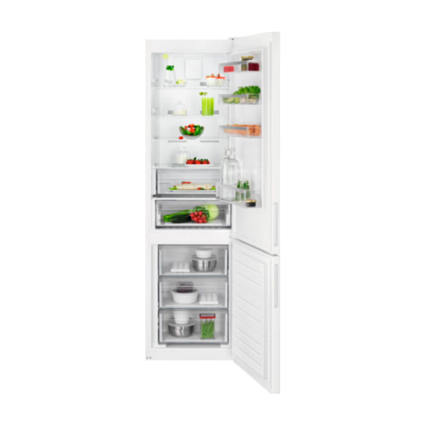 Frigorífico combi AEG ORC6N361EW de 201 cm con TwinTech Total No Frost