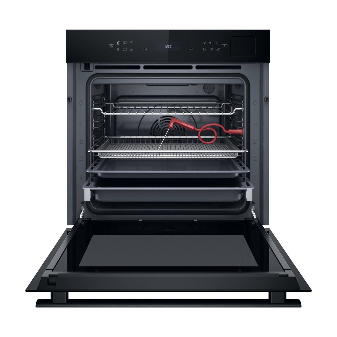 Horno multifunción Whirlpool WOI6A8FPT1SBA de 73 l con vapor y pirólisis