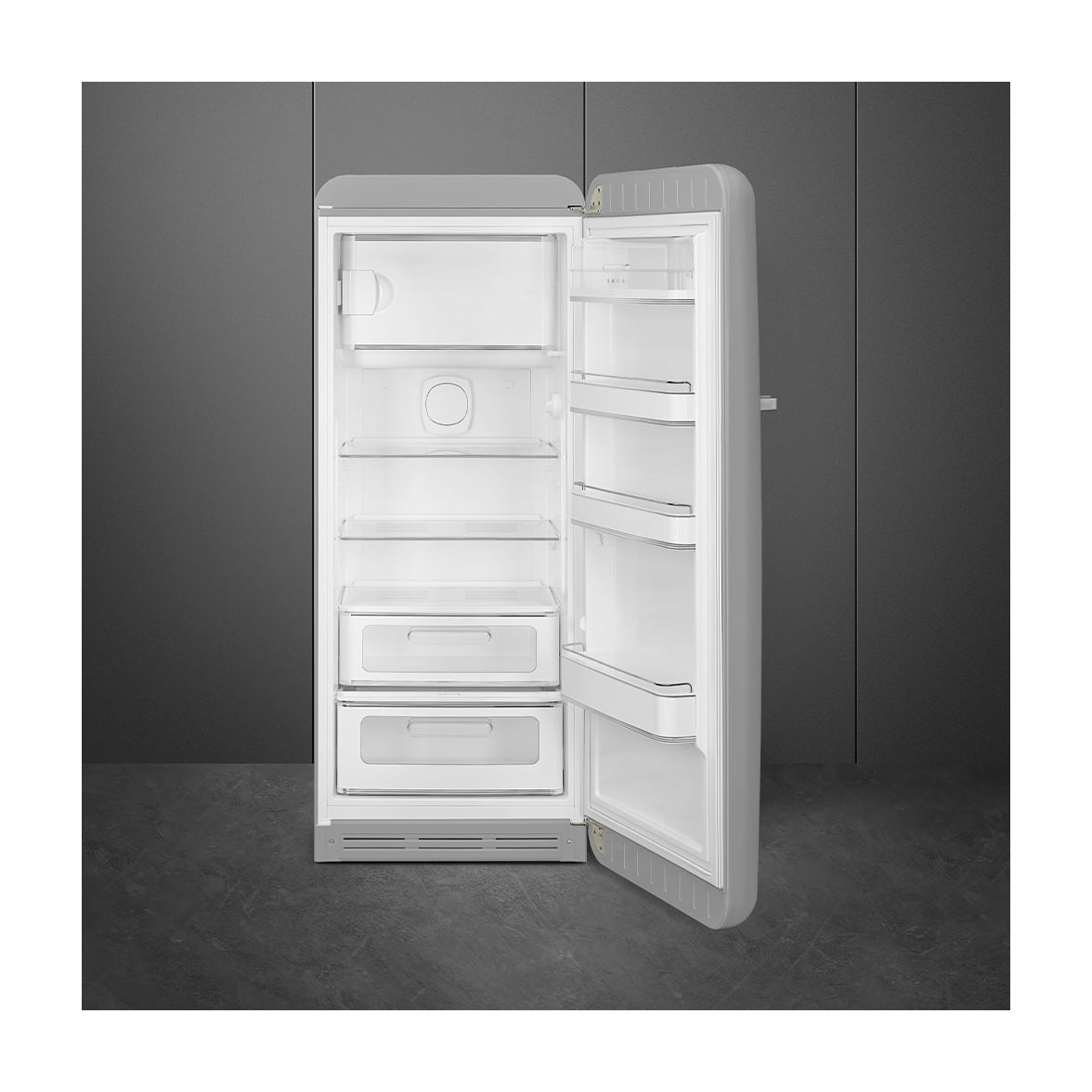 Frigorífico de una puerta Smeg FAB28RSV6, 270 l, plata