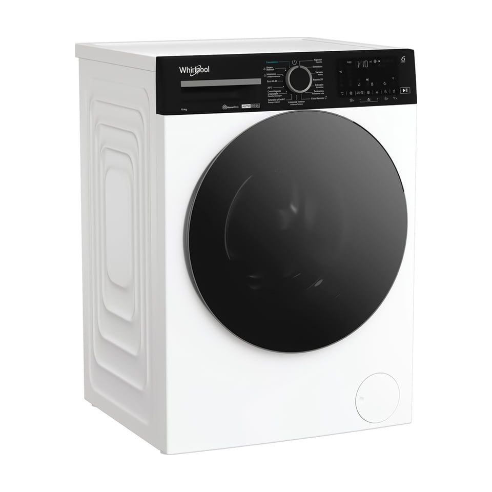 Lavadora Whirlpool WPM 07W ADS SPT de 10 kg con AutoDose