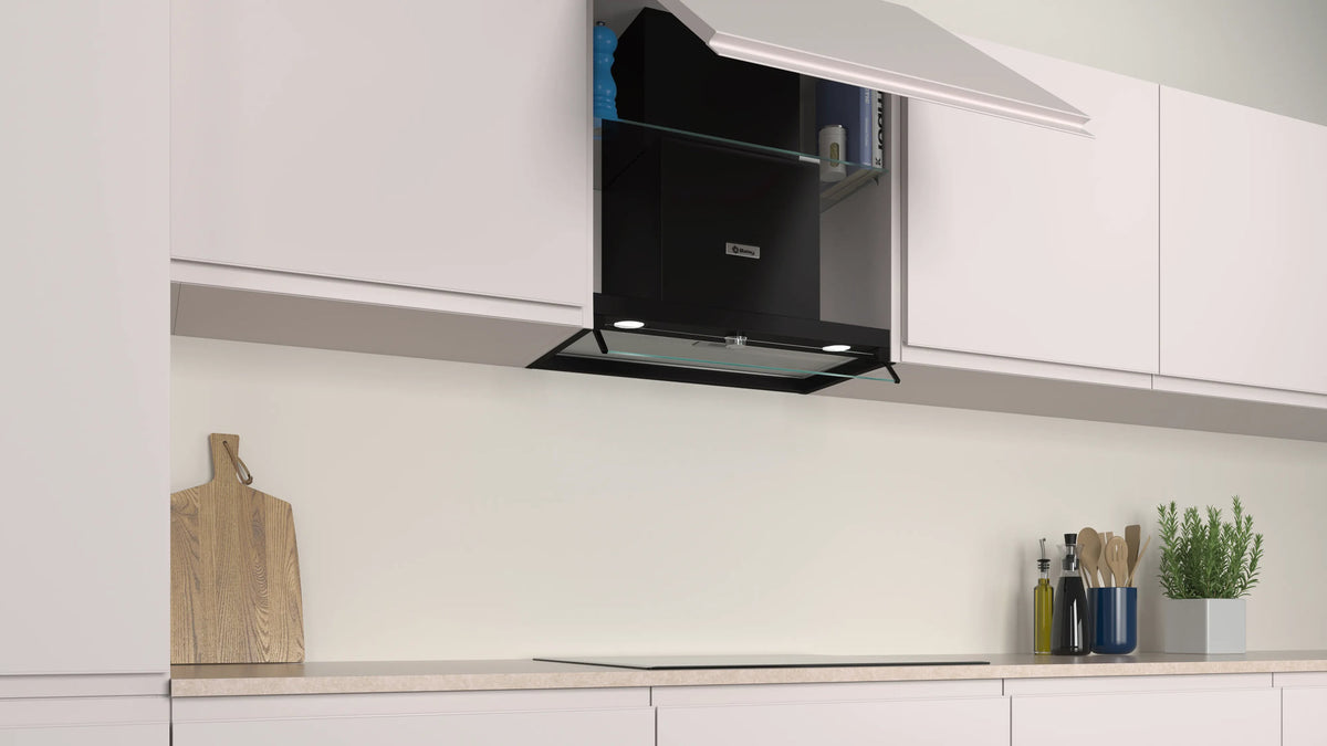 Campana integrable Balay 3BD866MN de 60 cm, negro mate y extracción de 620 m³/h