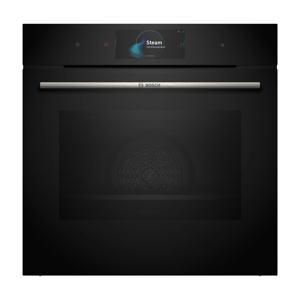 Horno de vapor Bosch HSG7584B1 de 71 l con pantalla táctil