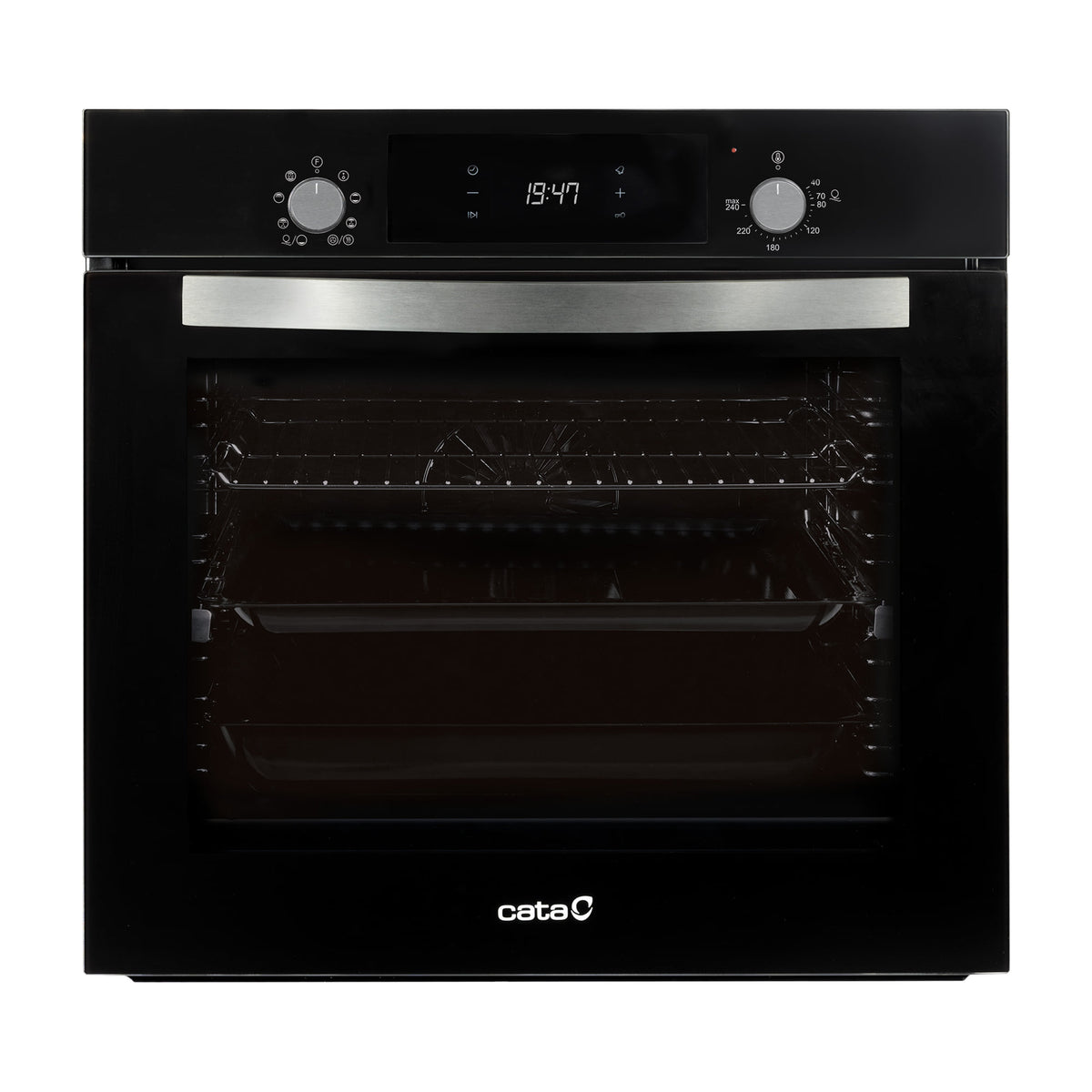 Horno multifunción CATA MDS 8008 BK, 80 litros y limpieza AquaSmart