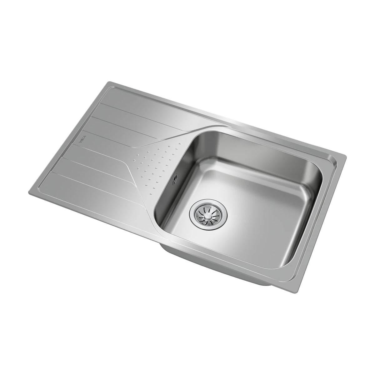 Fregadero Teka Universe 50 T-XP 1C 1E Max de inox, reversible con escurridor