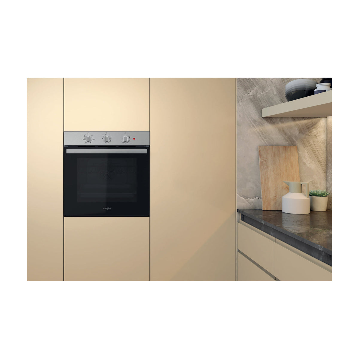Horno multifunción Whirlpool OMR35HR0X, 71 l, limpieza hidrolítica