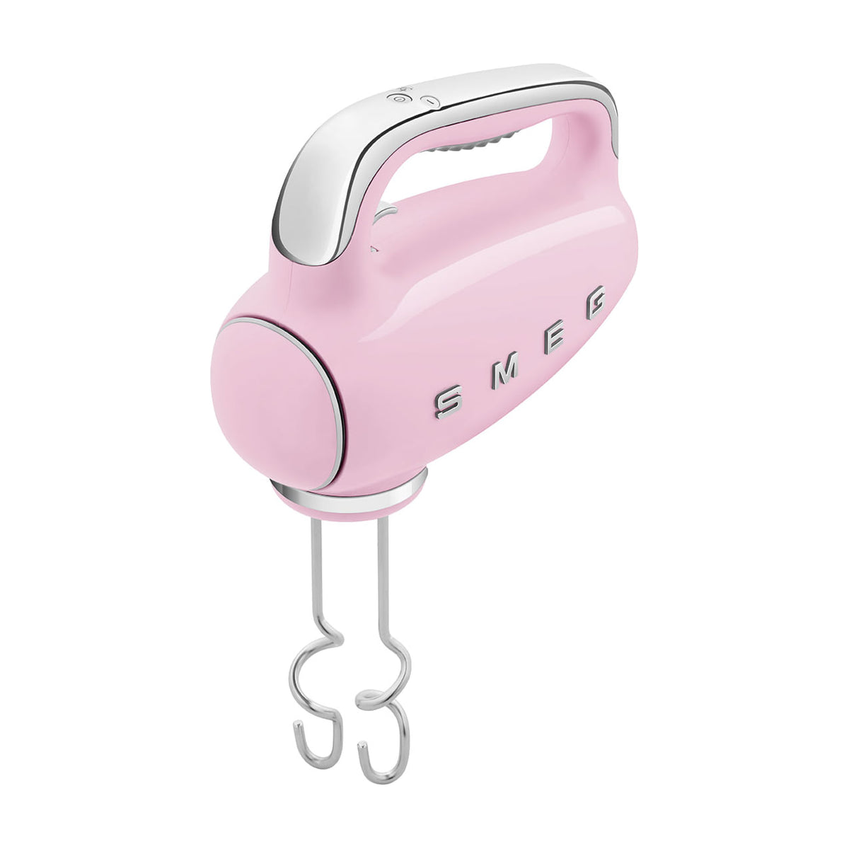 Batidora de varillas Smeg HMF01PKEU rosa, 250 W y 9 velocidades
