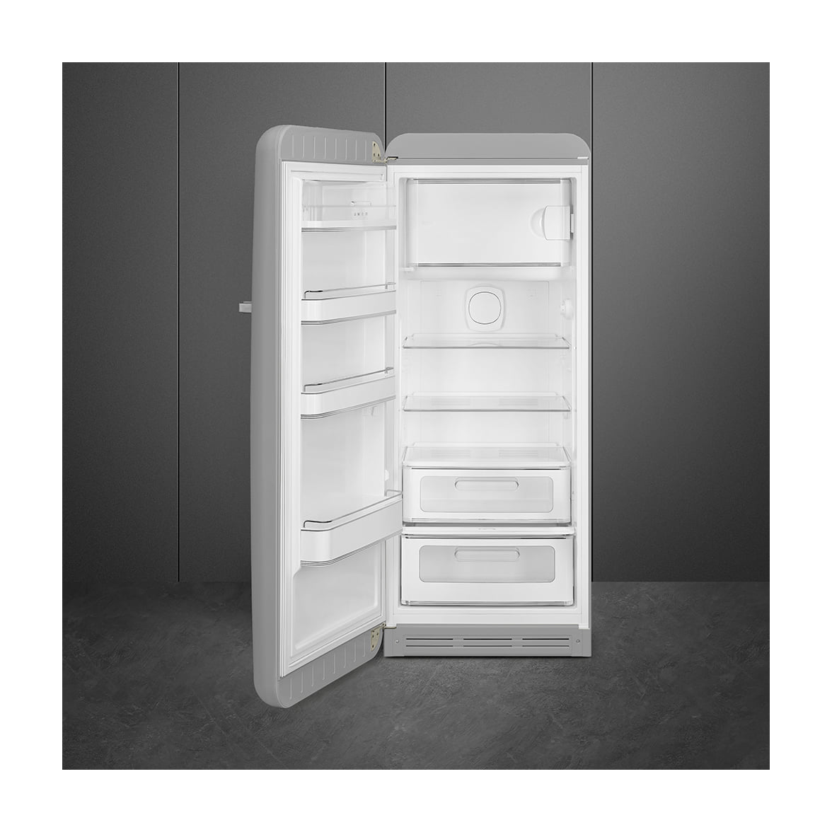 Frigorífico de una puerta Smeg FAB28LSV6, 270 l, clase C
