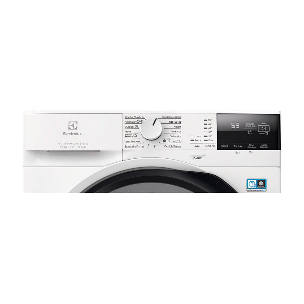 Lavasecadora Electrolux EWI7294M2B de 9/5 kg y 1400 rpm