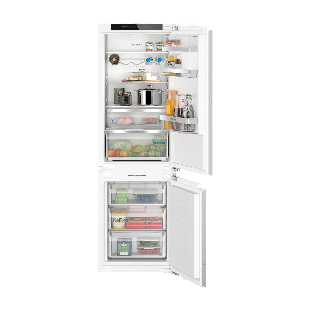 Frigorífico combi integrable Siemens KI86NADD0, 260 l y No Frost