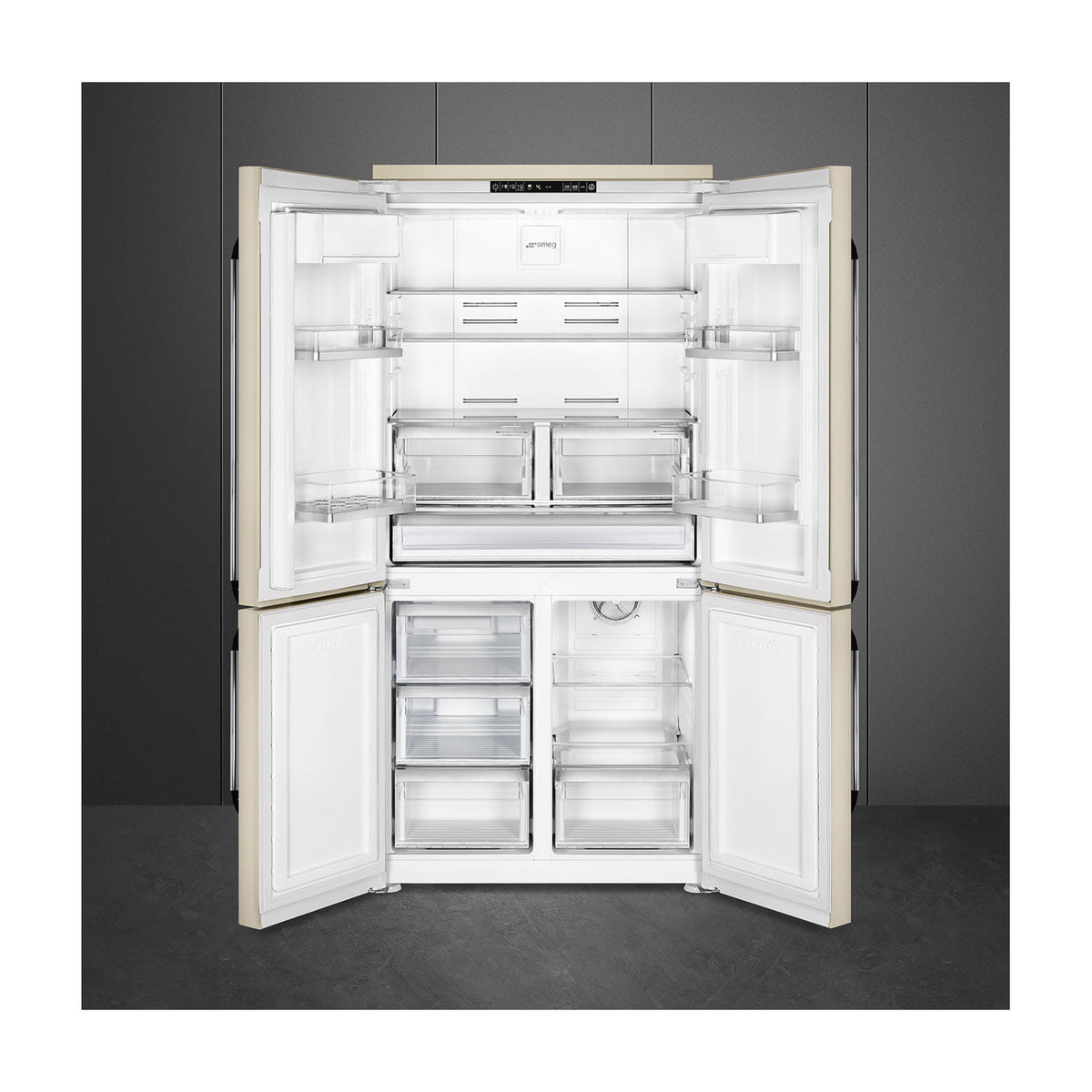 Frigorífico americano Smeg FQ960P6 de 4 puertas, 572 l y No Frost total