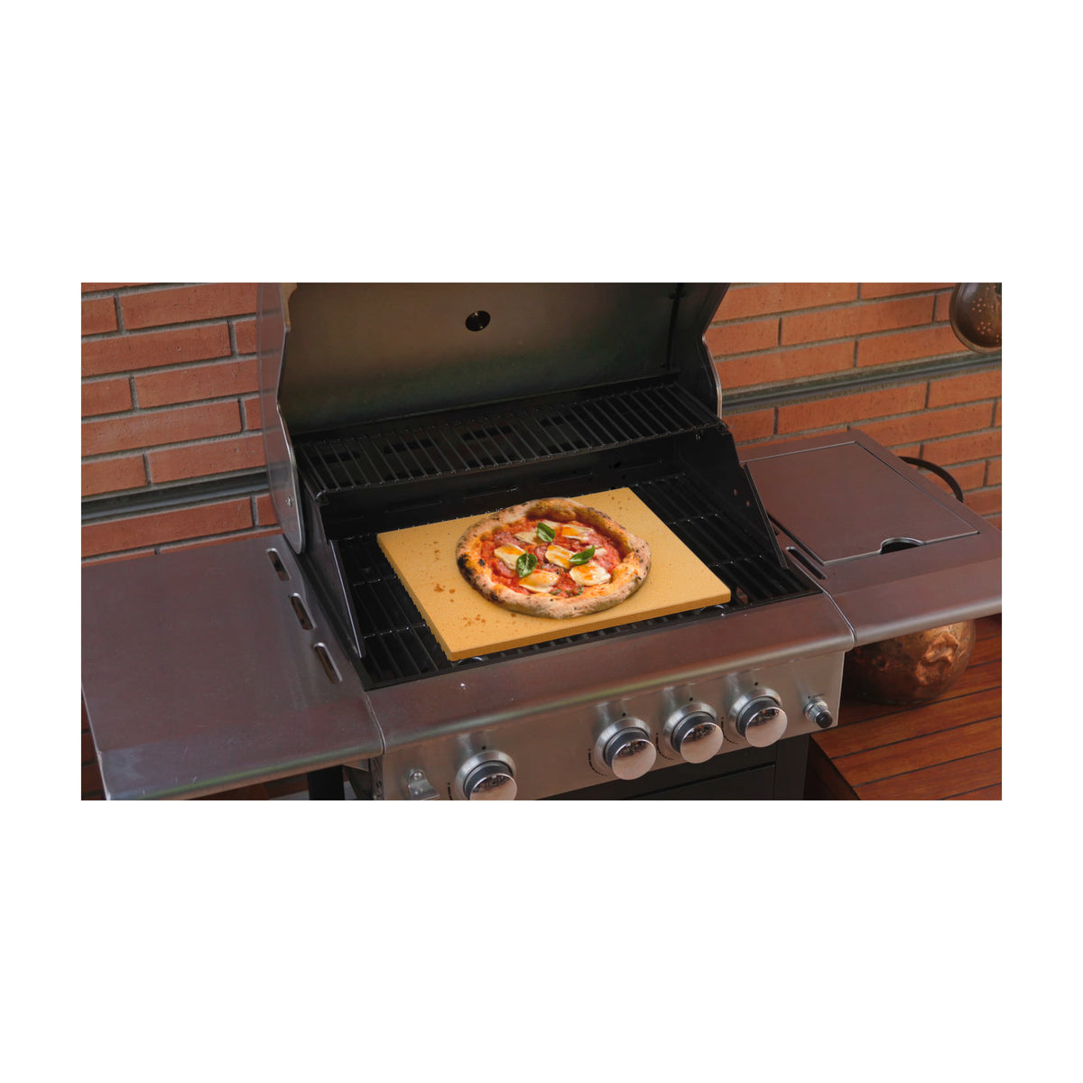 Piedra para pizza Teka Double Cook de terracota, 38 x 33 cm