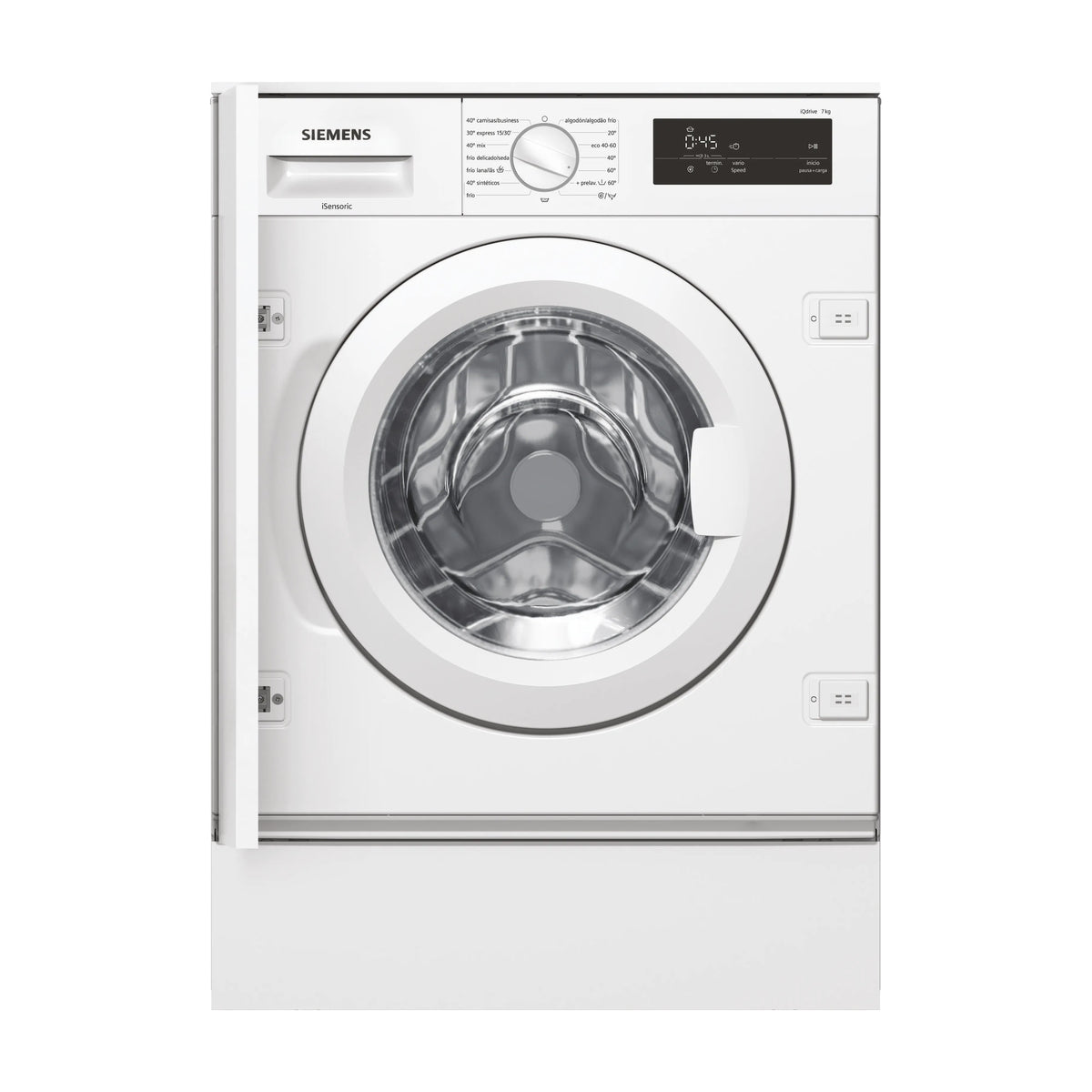 Lavadora integrable Siemens WI12W326ES de 7 kg y 1200 rpm