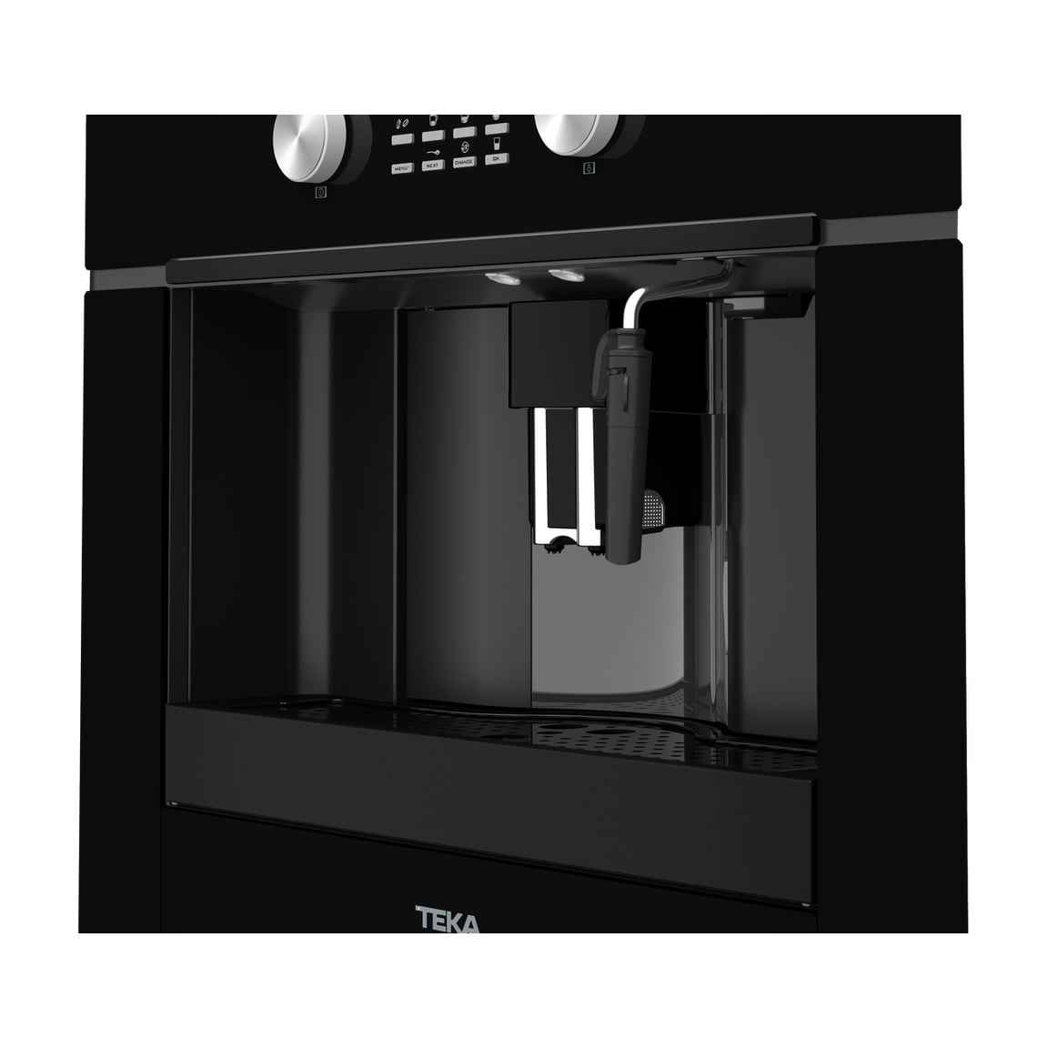 Cafetera integrable Teka CLC 855 GM BK, 15 bar y 30 programas