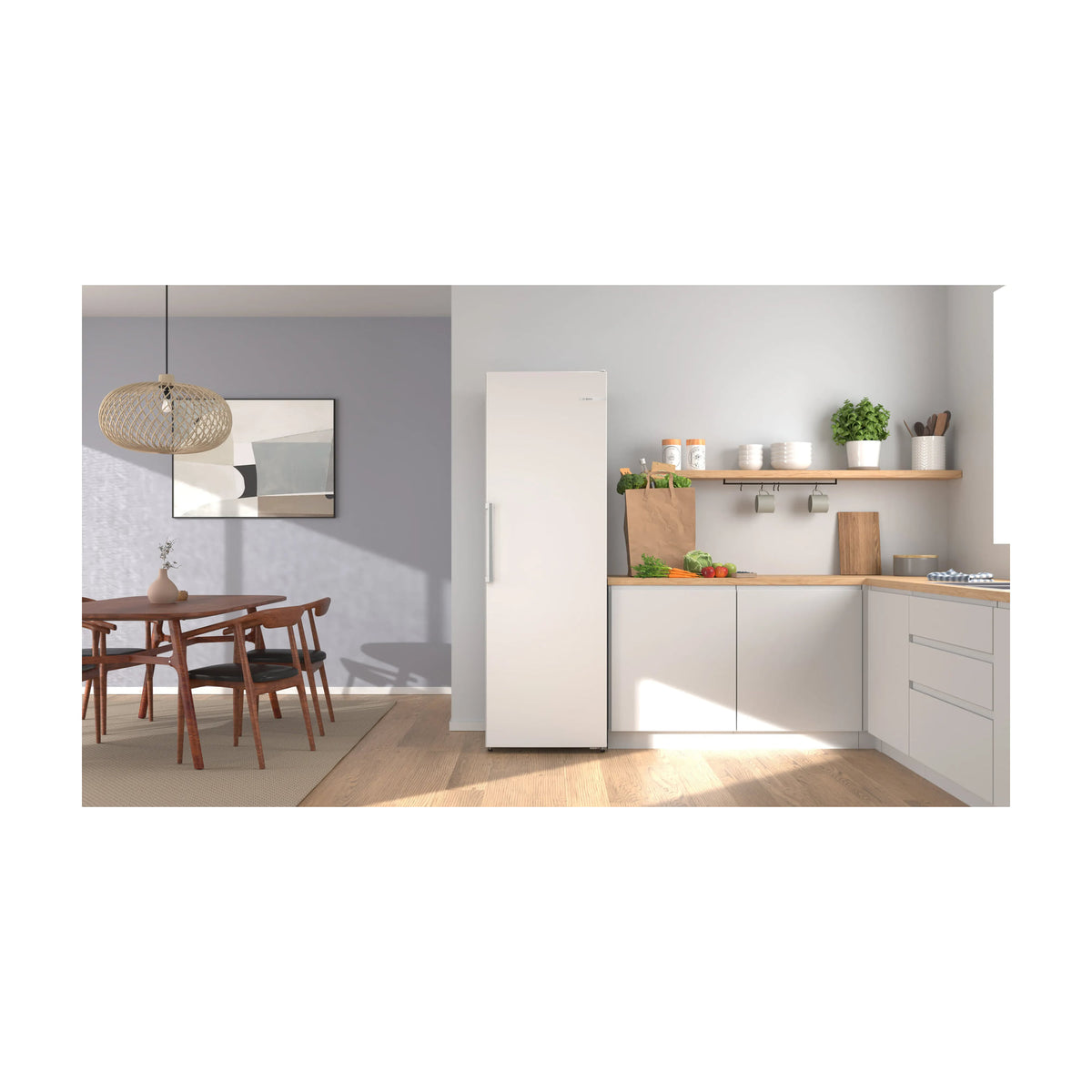 Congelador vertical Bosch GSN36VWDG, 334 l, Total No Frost