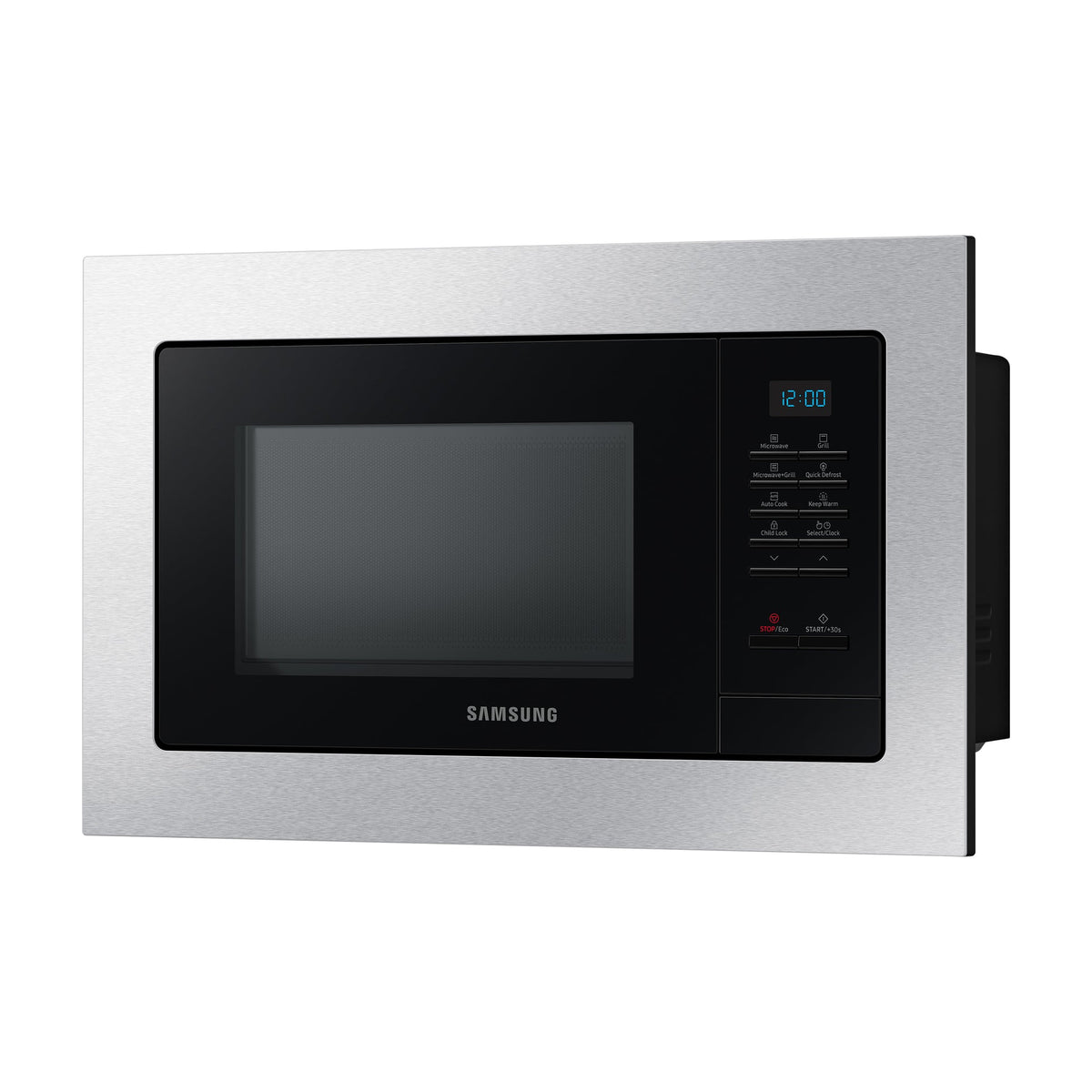 Microondas integrable Samsung MG23A7013CT/EC, 23 l, 800 W con grill