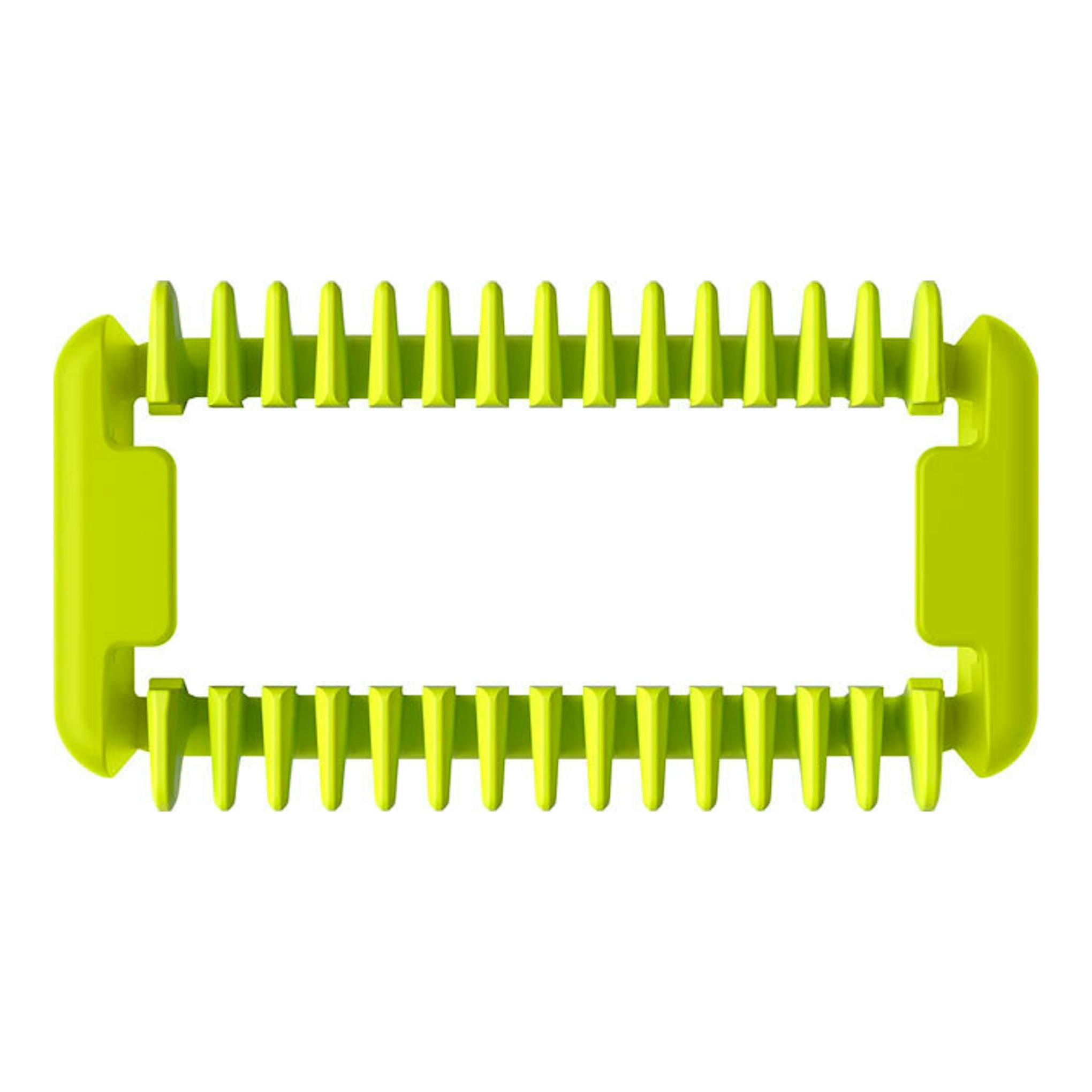 Accesorio peine verde lima para Philips OneBlade QP6542/15, vista frontal.