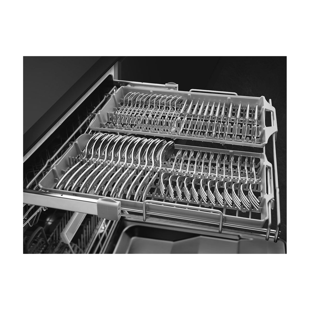 Lavavajillas integrable Smeg STFABCR3, 13 cubiertos, crema