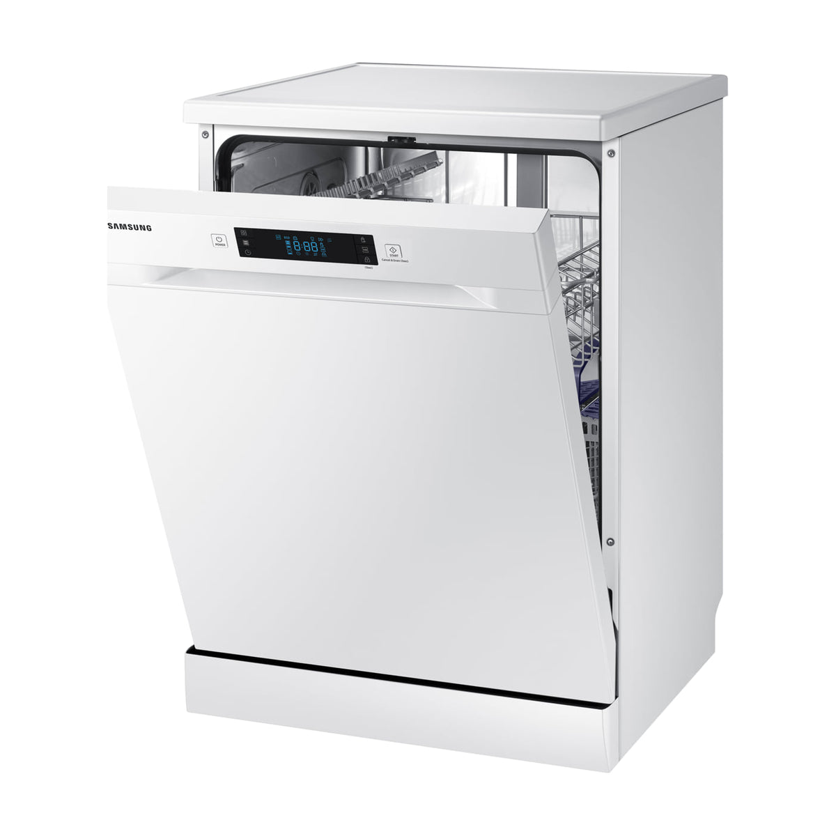 Lavavajillas Samsung DW60M6040FW/EC, 13 cubiertos, blanco