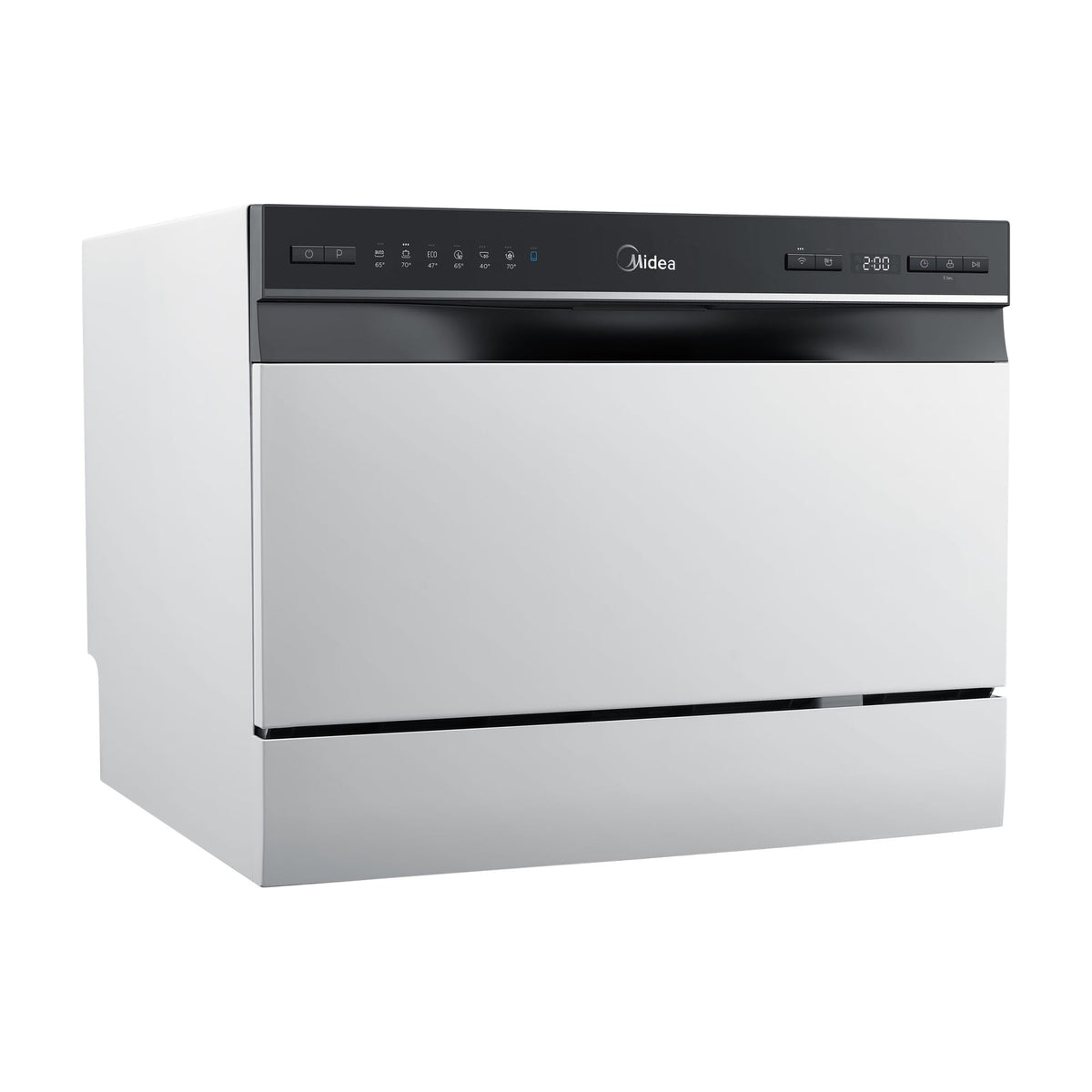 Lavavajillas compacto Midea MTD55S400W-GR de 6 cubiertos con Wi-Fi