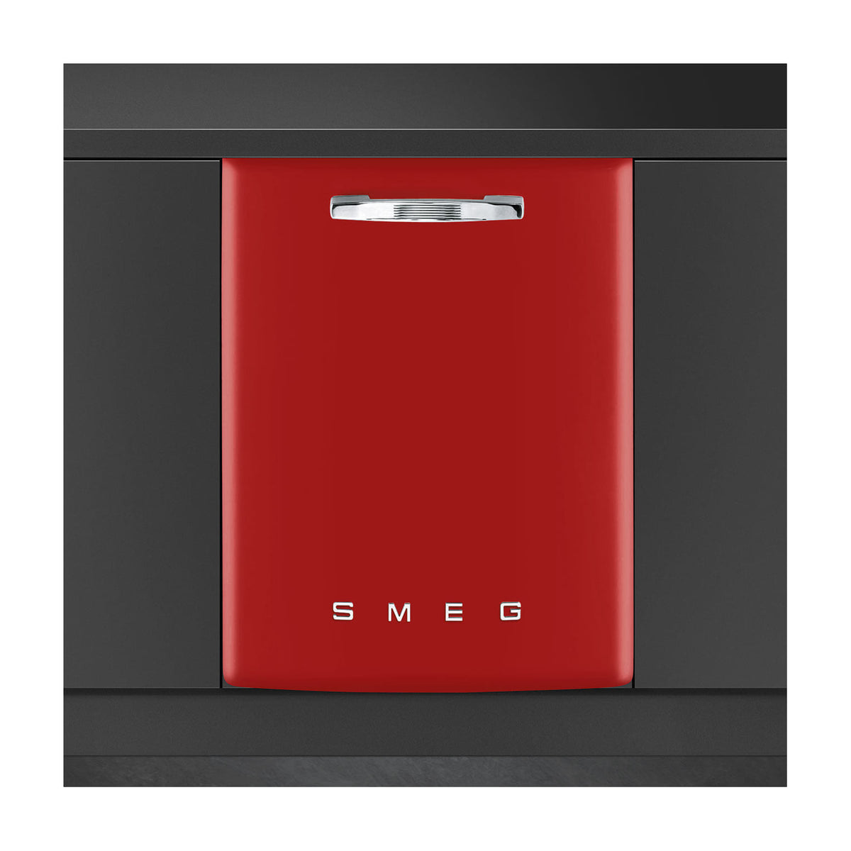 Lavavajillas integrable Smeg STFABRD3 rojo, 13 cubiertos y clase B