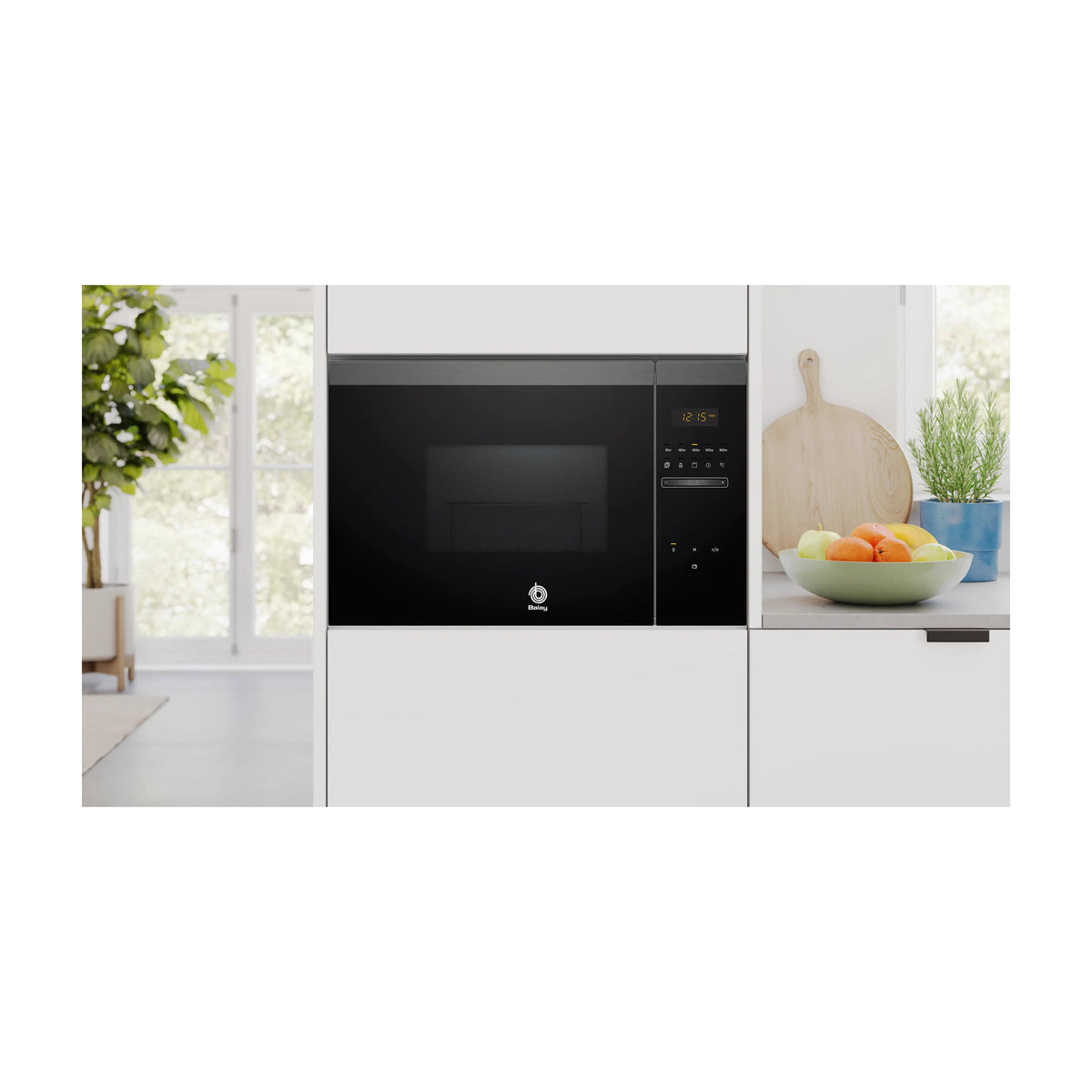 Microondas integrable Balay 3CG4175G3 con grill, 25 l y 900 W