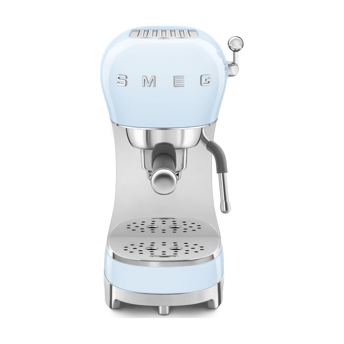 Cafetera espresso manual Smeg ECF02PBEU azul, 15 bar y Thermoblock