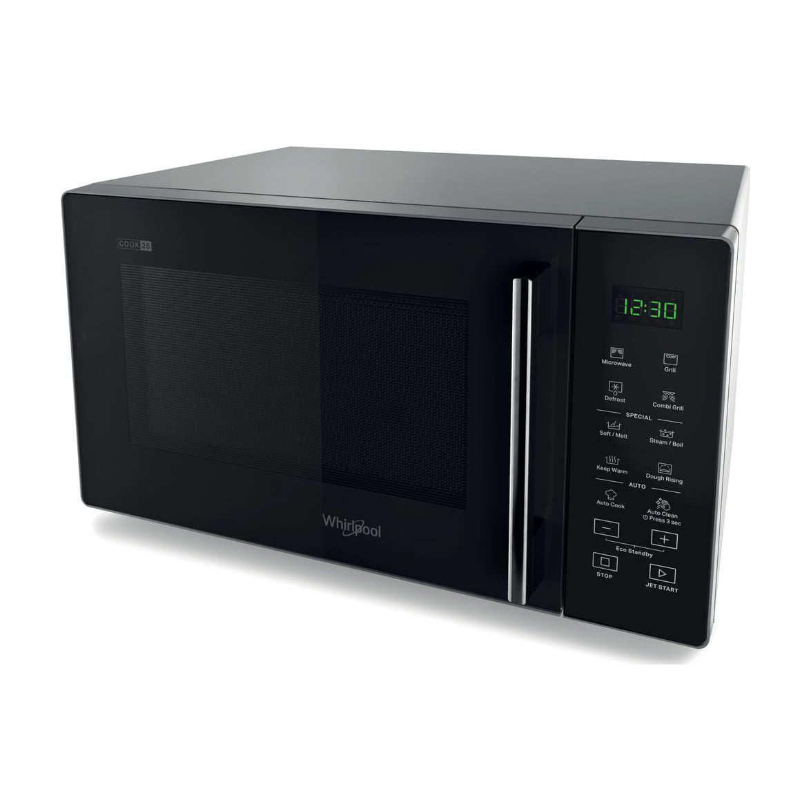 Microondas con grill Whirlpool MWP 254 SB, 25 l y 900 W
