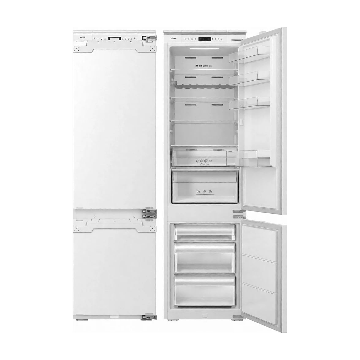 Frigorífico combi CATA CI-54193 NF SL integrable, 284 l, Total No Frost