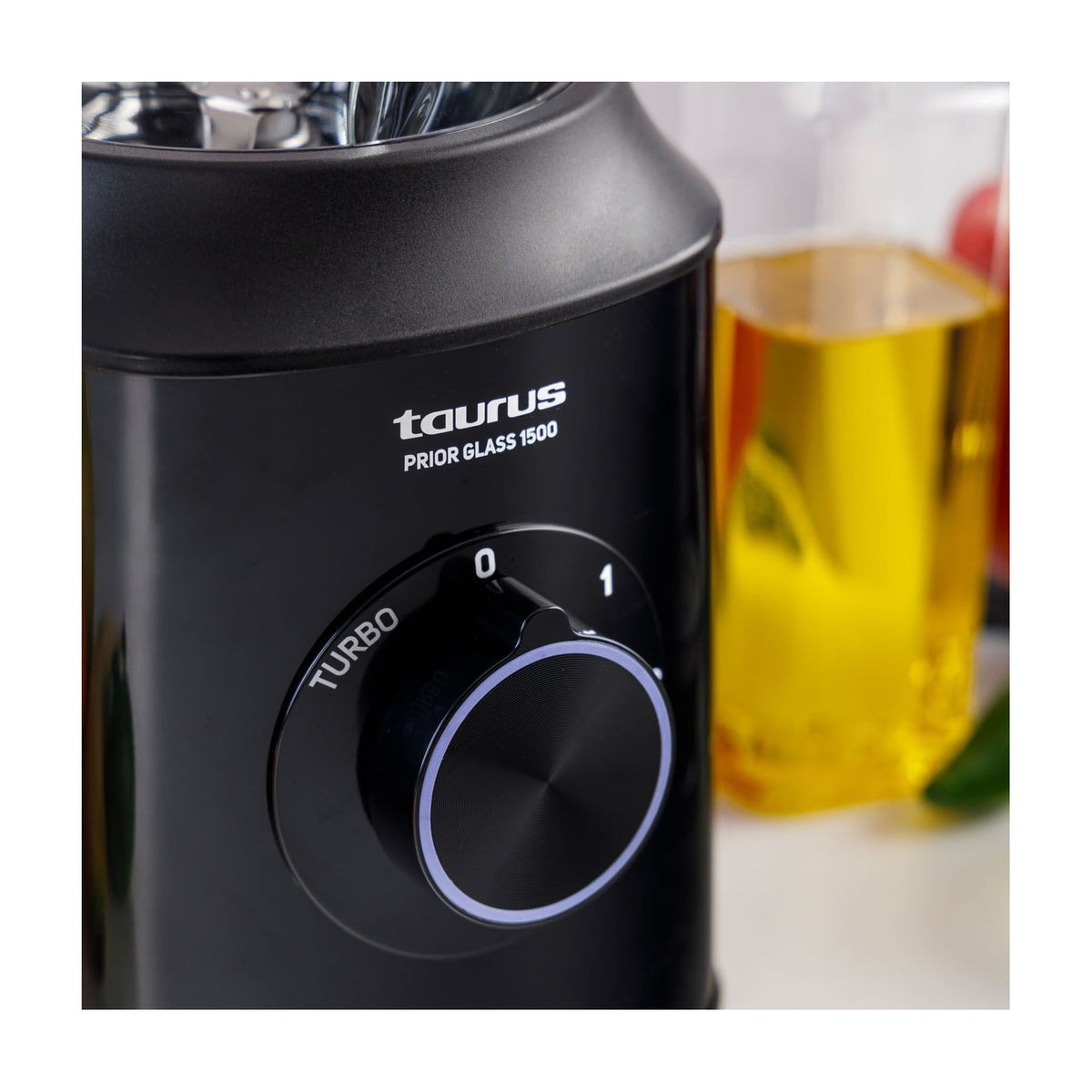 Batidora de vaso Taurus Prior Glass 1500, 1500 W y jarra de cristal de 1,8 l