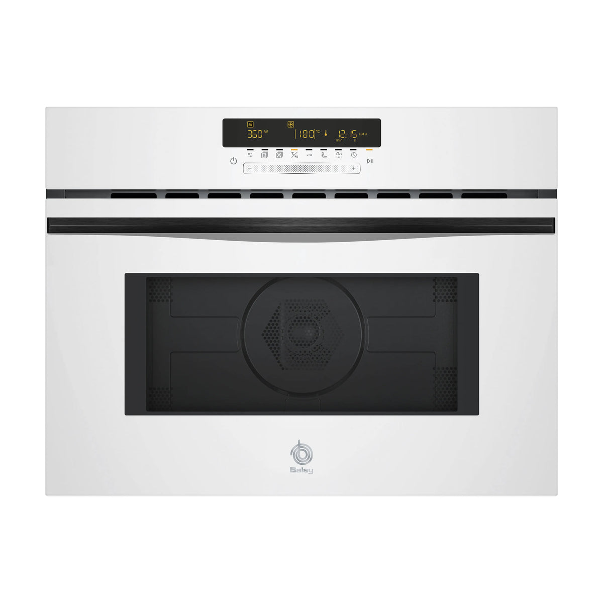 Horno compacto con microondas Balay 3CW5179B3, 44 l, cristal blanco