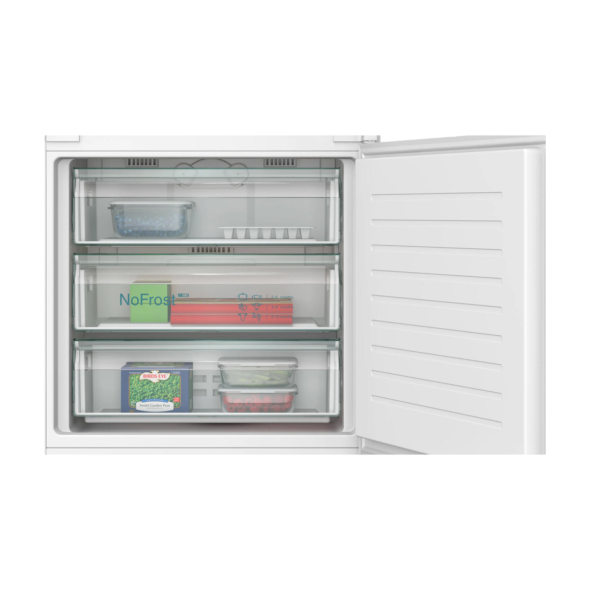 Frigorífico combi integrable Siemens KB96NVSE0, 383 l, No Frost