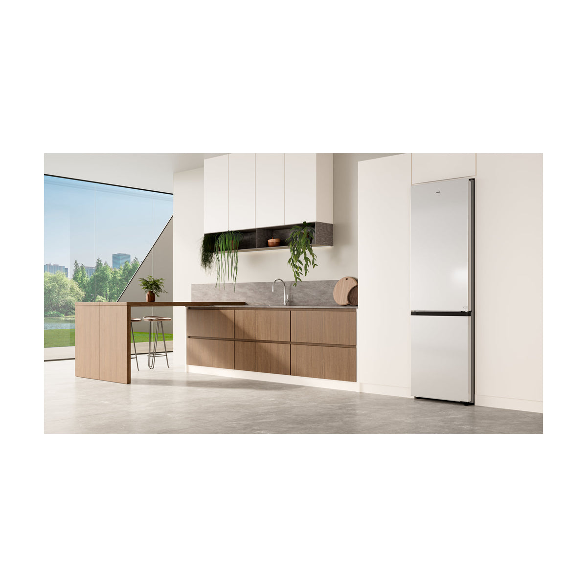 Frigorífico combi Teka RBF 68670 WH, Total No Frost, 373 l
