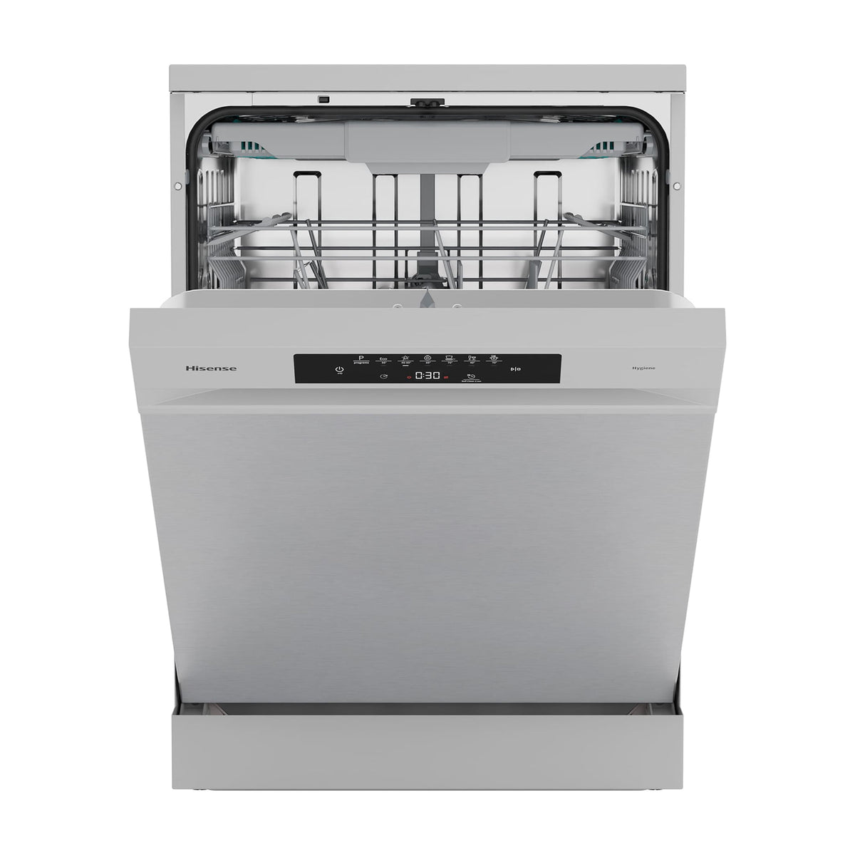 Lavavajillas Hisense HS643B90X de 15 cubiertos, clase B e inox