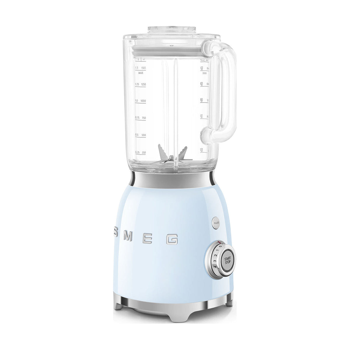 Batidora de vaso Smeg BLF03PBEU de 800 W y jarra de 1,5 l