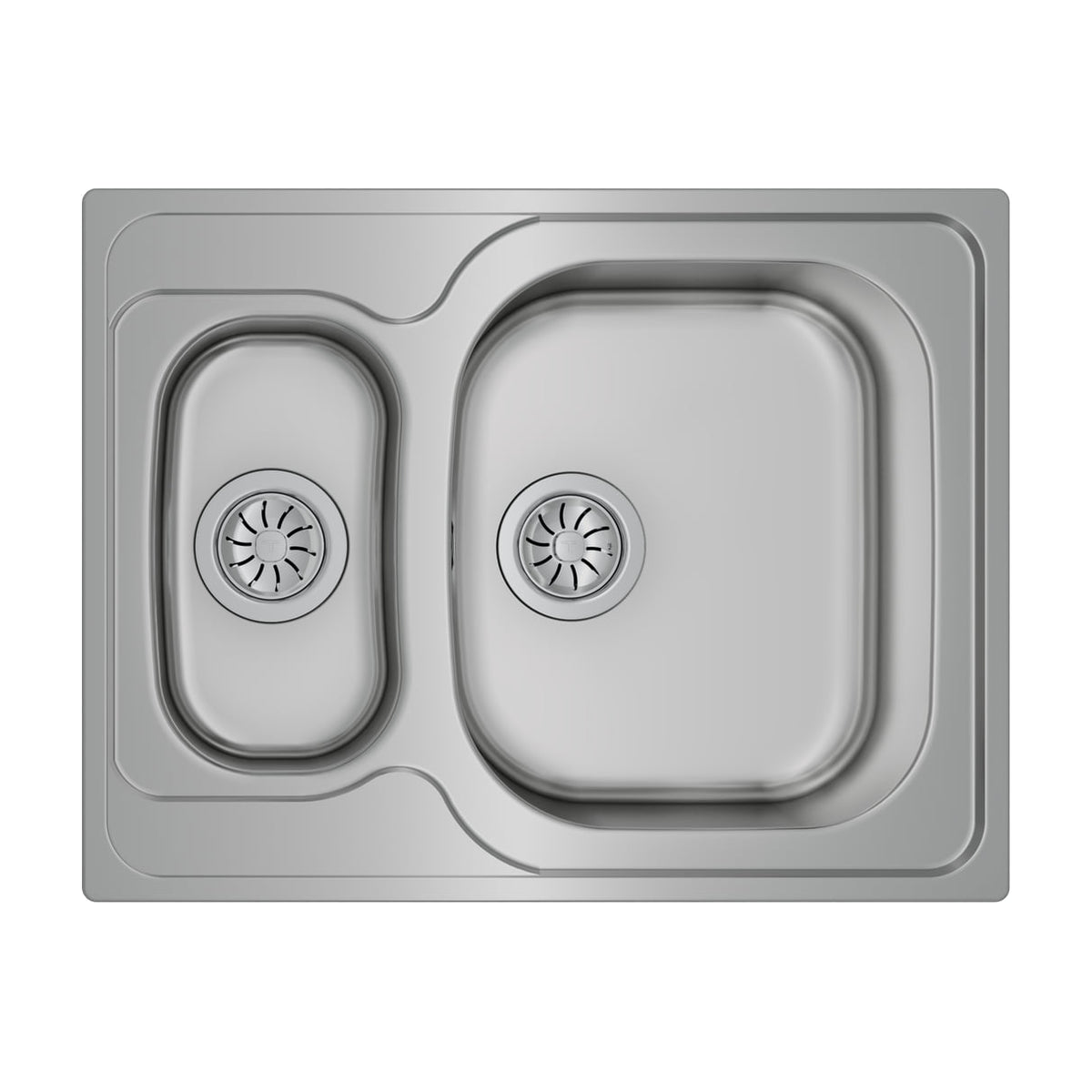 Fregadero Teka Universe 60 T-XP 1½C de acero inoxidable, reversible