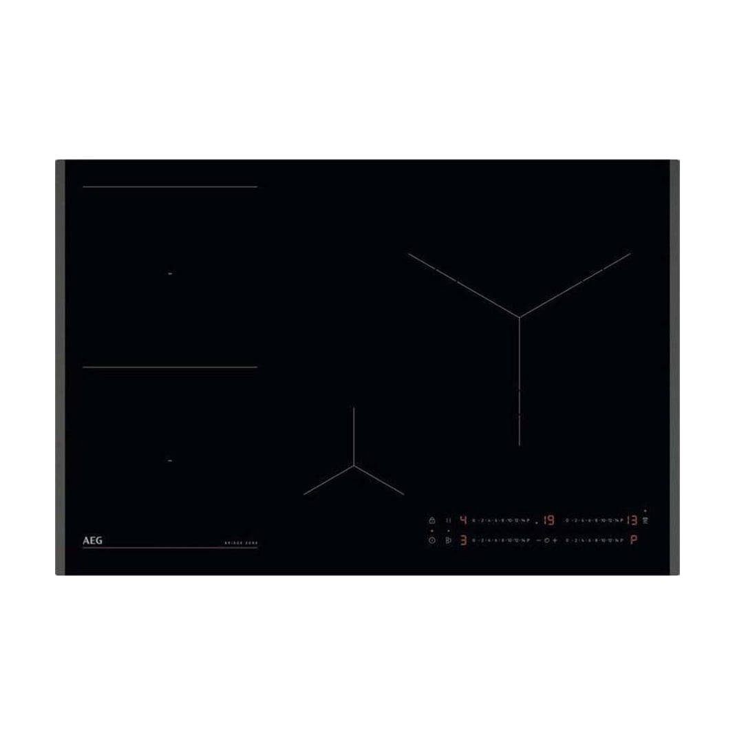 Placa de inducción AEG TO84IU0FFB de 80 cm con 4 zonas y función Bridge