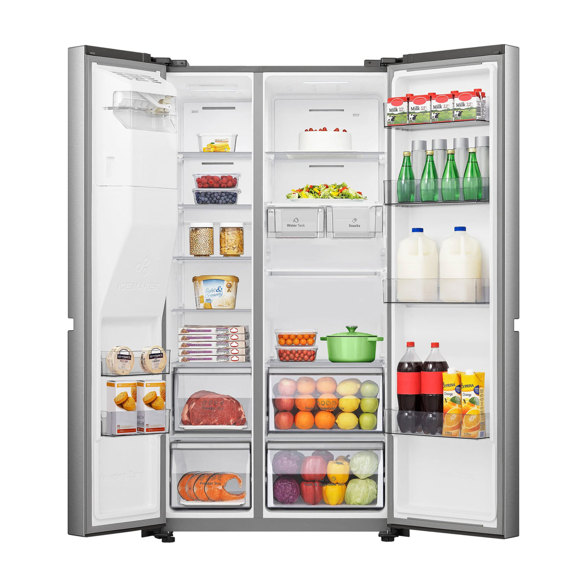 Frigorífico americano Hisense RS818N4TIC1, 632 l, Total No Frost