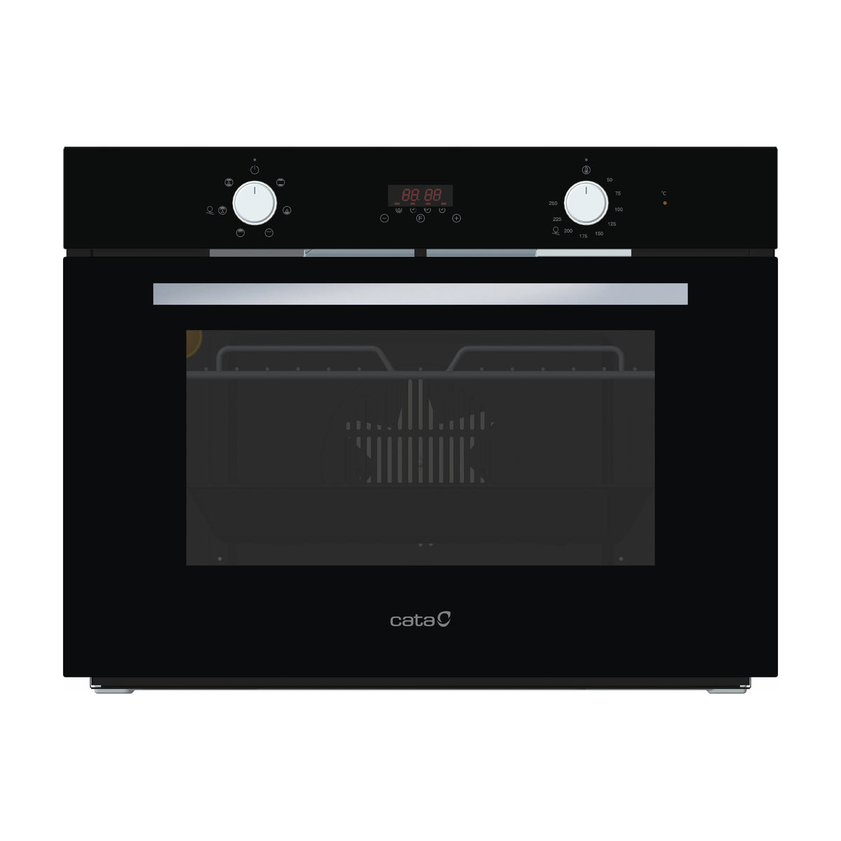 Horno multifunción CATA MD 5007 BK de 44 l en cristal negro