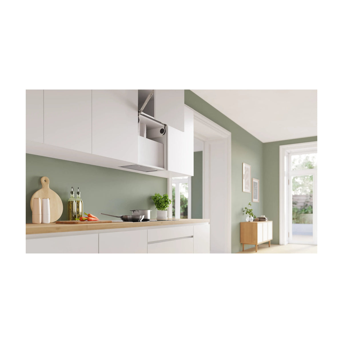 Grupo filtrante Bosch DLN56AC50 de 52 cm, inox y LED